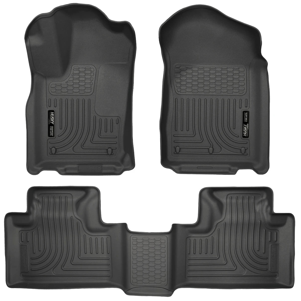 Dodge Durango / Jeep Grand Cherokee 2011 -2015 Husky Liners 99051 - Black WeatherBeater Front And Rear Floor Liners
