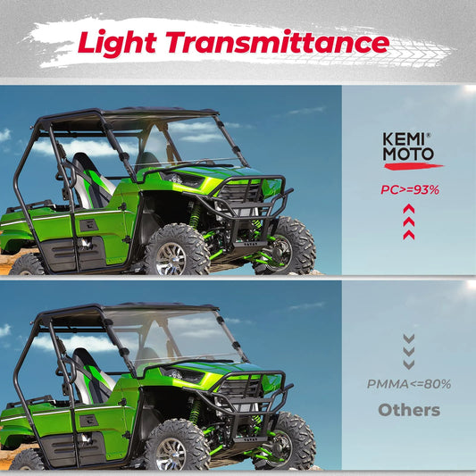 Front Full Windshield Fit For Kawasaki Teryx 4 750/800 4