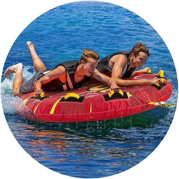 Yofidra Towable Tubes for Boating 1-3 Persons, with Quick Connect Head and Storage Bag