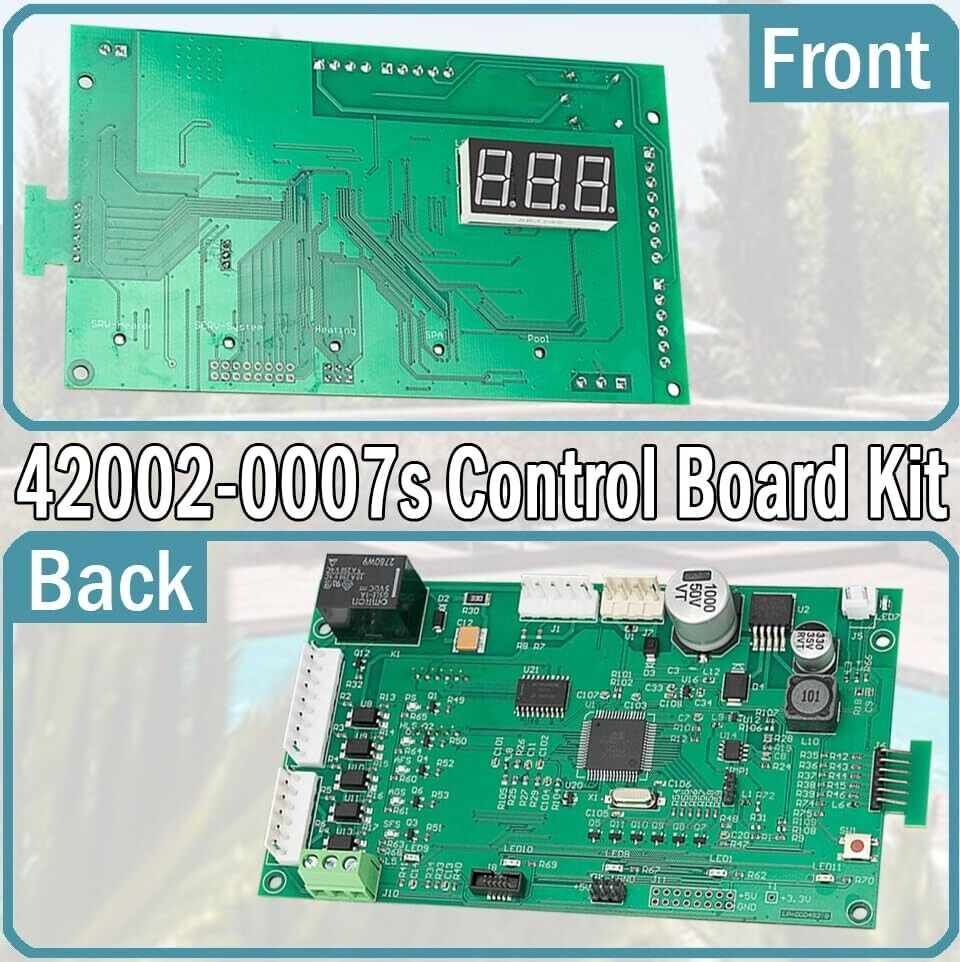 For Pentair Master Temp 400 42002-0007S Control Board Kit w/ 472610Z Switch Pad