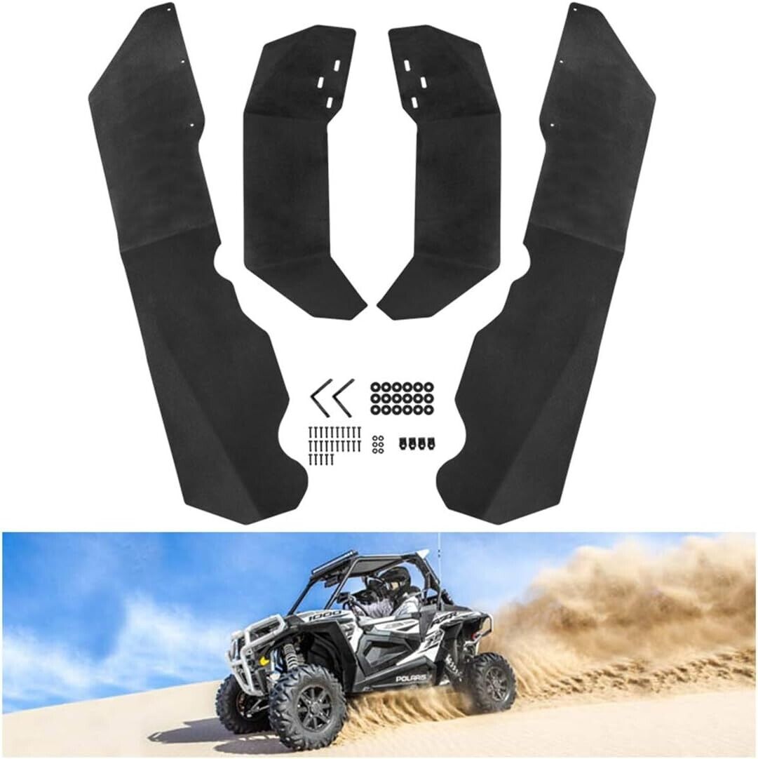 KIWI MASTER Fender Flares Extensions Compatible With Polaris RZR XP/4 1000 2014-2018