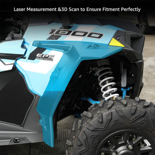 Wider Front Fender Flares Extender, A & UTV PRO XXL Full Mud Guard for 2014-2022 Polaris RZR XP 1000 / Turbo/S 1000/900 / 900 S 2 or 4 Seater Fender Flare Extensions,Replace # 2881985