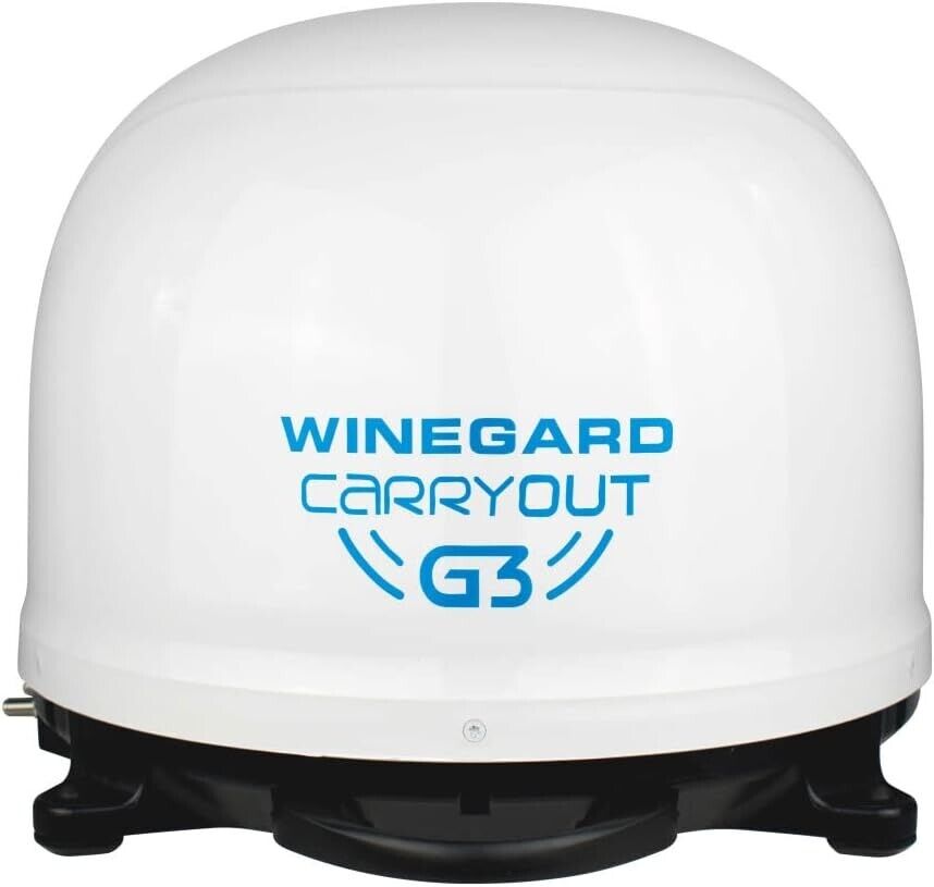 Winegard GM-9000 - CARRYOUT G3 WHITE PORTABLE AUTO SATELLITE ANTENNA