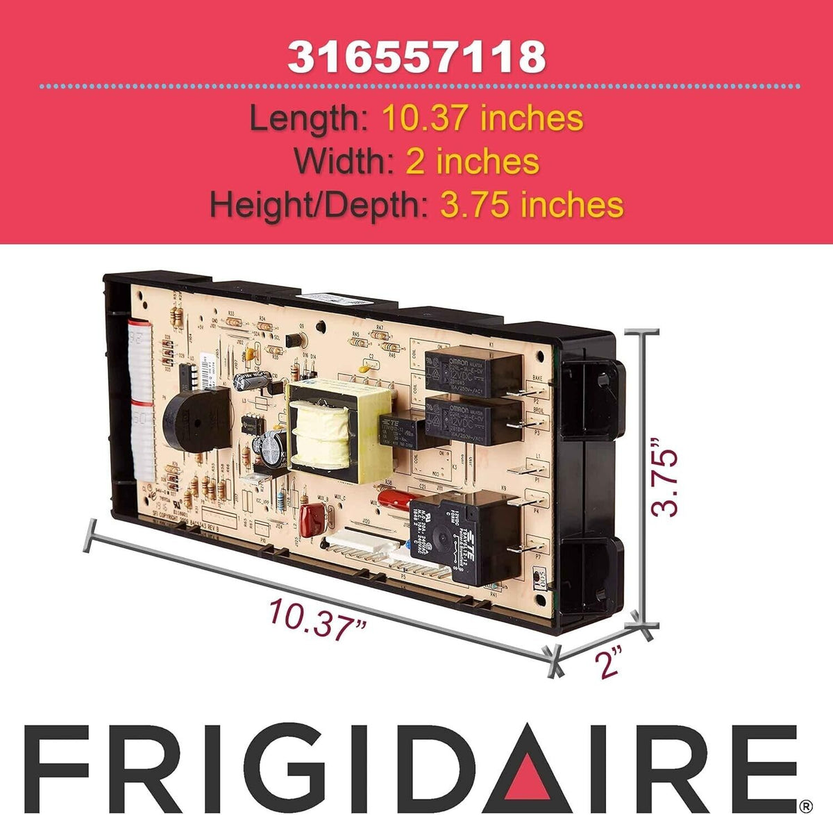 Frigidaire Electrolux 316557118 Oven Control Board