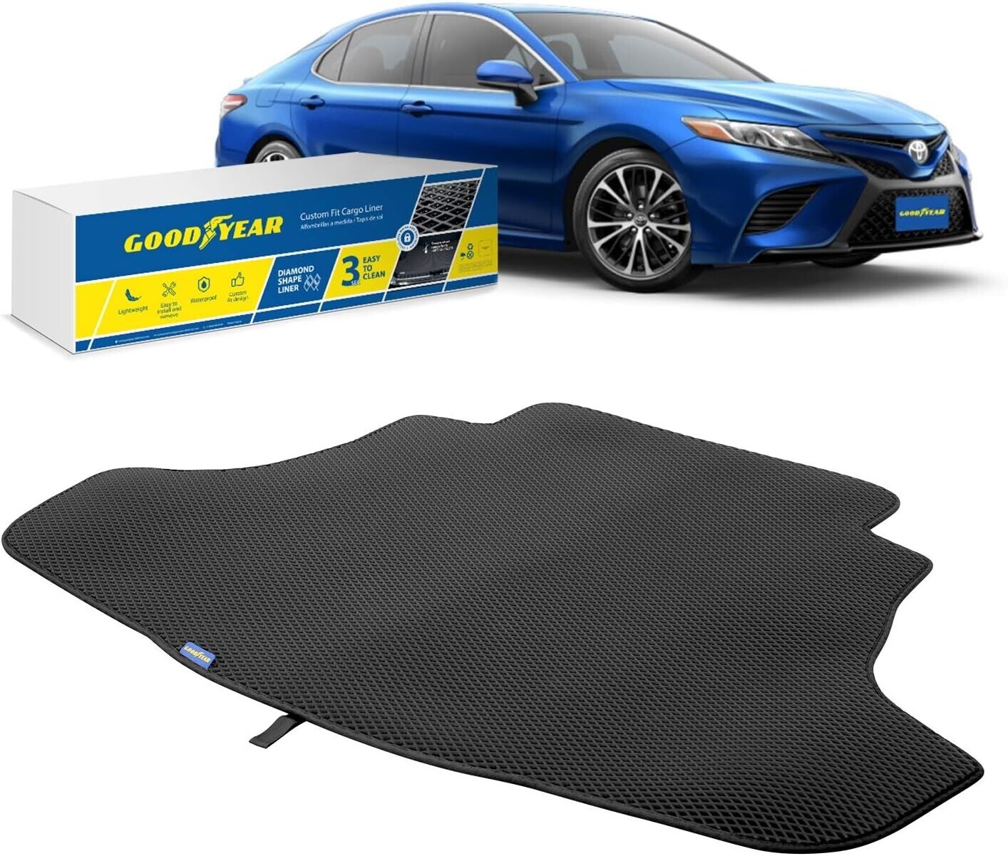 Goodyear Custom Fit Cargo Mat Liner For Toyota Camry 2018 - 2024