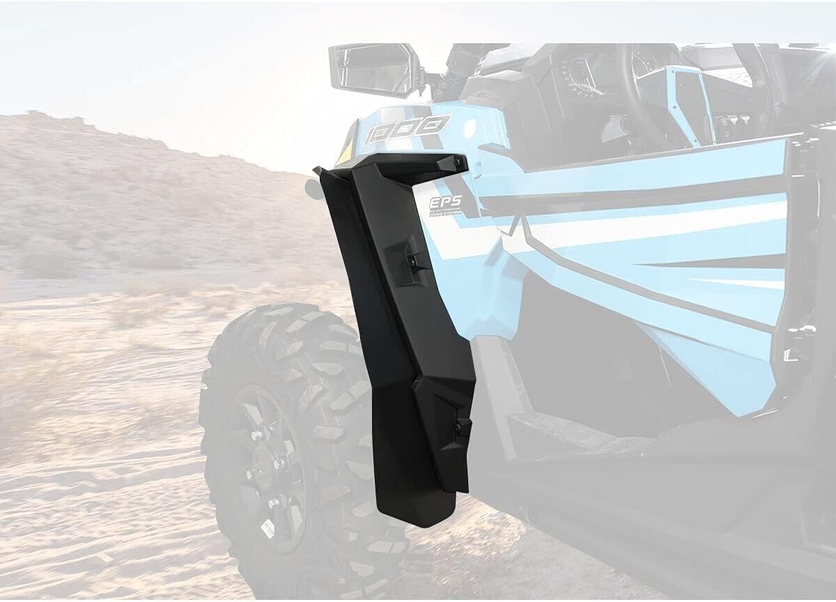 Wider Front Fender Flares Extender, A &amp; UTV PRO XXL Full Mud Guard for 2014-2022 Polaris RZR XP 1000 / Turbo/S 1000/900 / 900 S 2 or 4 Seater Fender Flare Extensions,Replace # 2881985