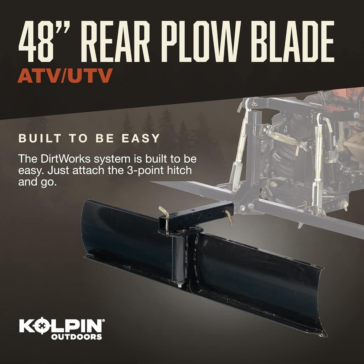 Kolpin Rear Blade, 48-Inch - FRB48, Universal
