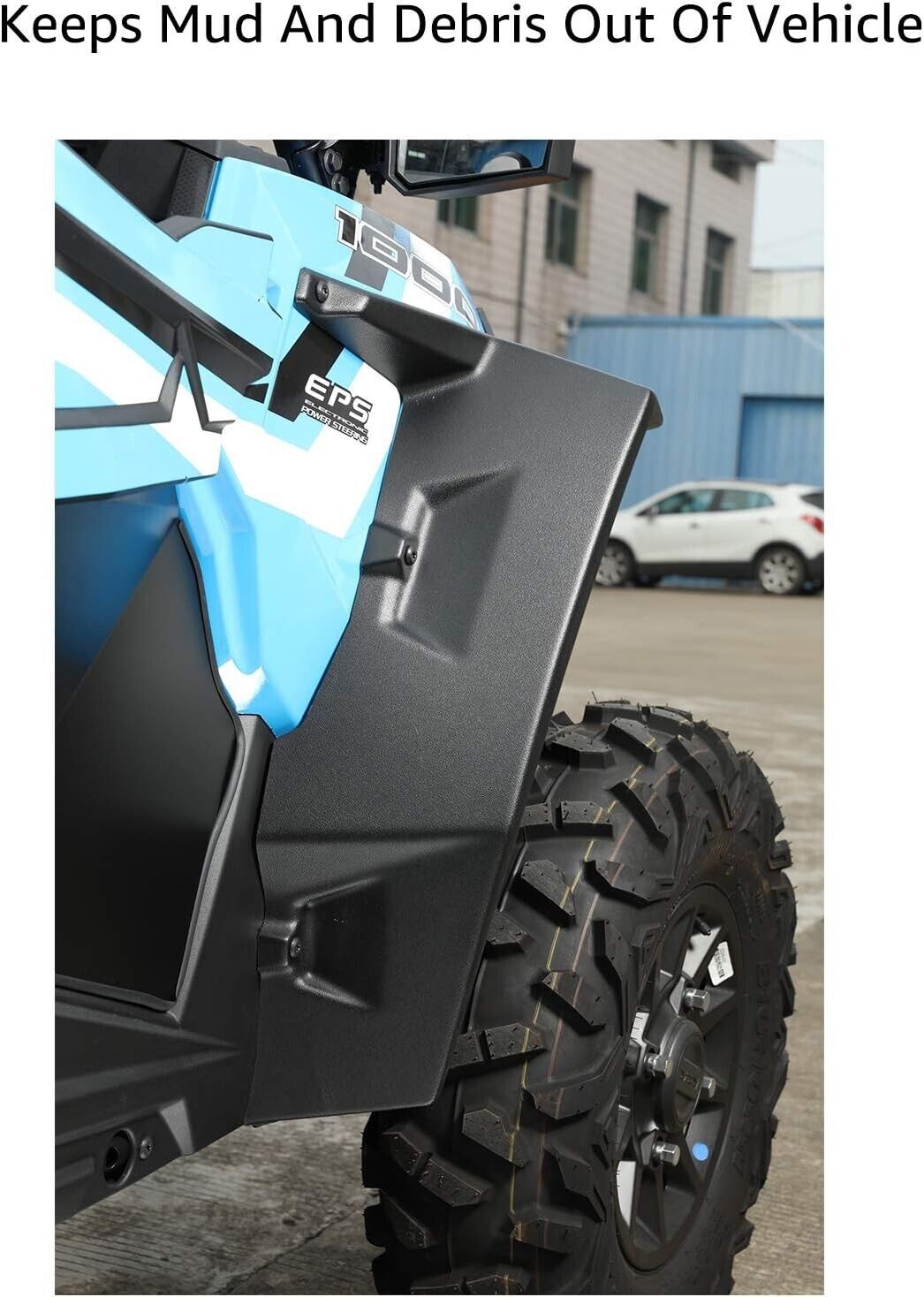 Wider Front Fender Flares Extender, A &amp; UTV PRO XXL Full Mud Guard for 2014-2022 Polaris RZR XP 1000 / Turbo/S 1000/900 / 900 S 2 or 4 Seater Fender Flare Extensions,Replace # 2881985