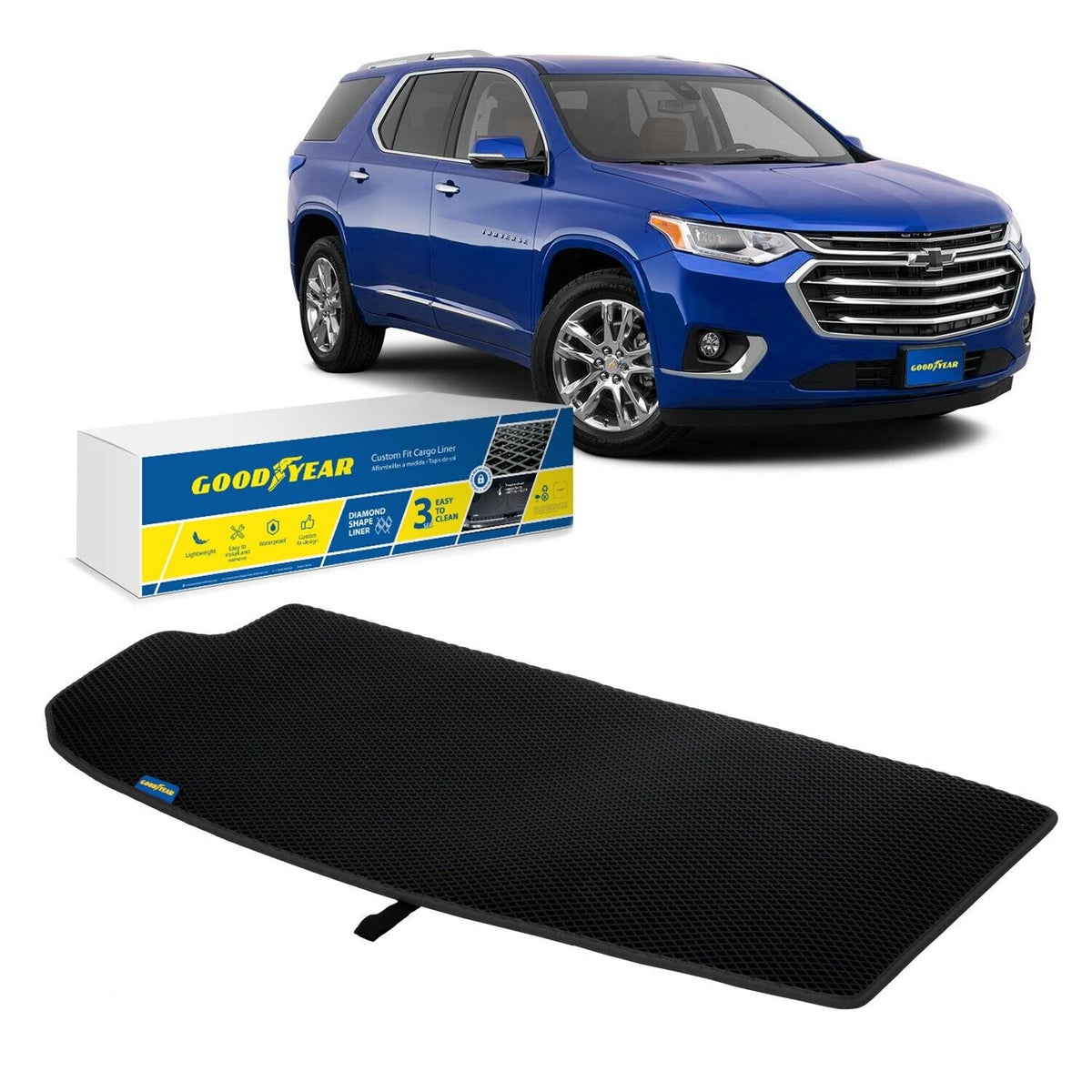 Goodyear Custom Fit Cargo Mat Liner For Mazda 3 2019-2022