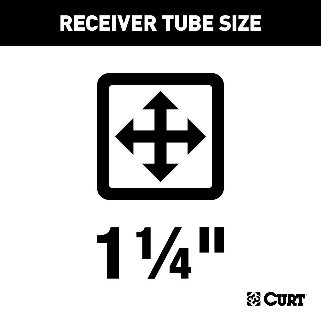 CURT CLASS 1 TRAILER HITCH, 1-1/4&quot; RECEIVER, SELECT NISSAN JUKE #11088