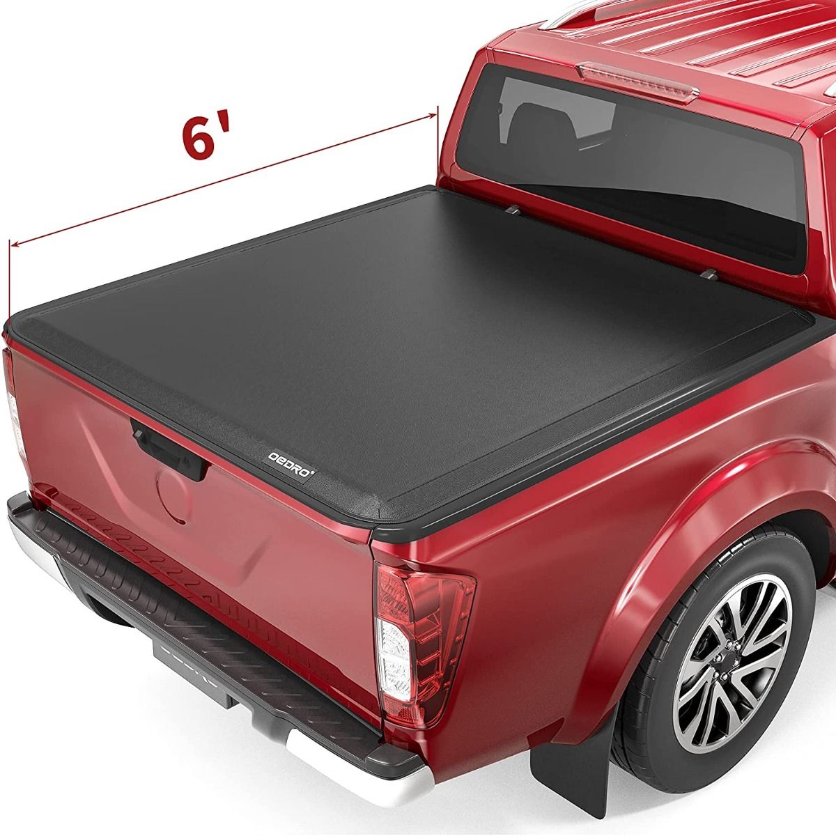 OEDRO® 6ft Soft Roll Up Tonneau Cover for 2005-2021 Nissan Frontier (ONLY for Models with Utili-Track System