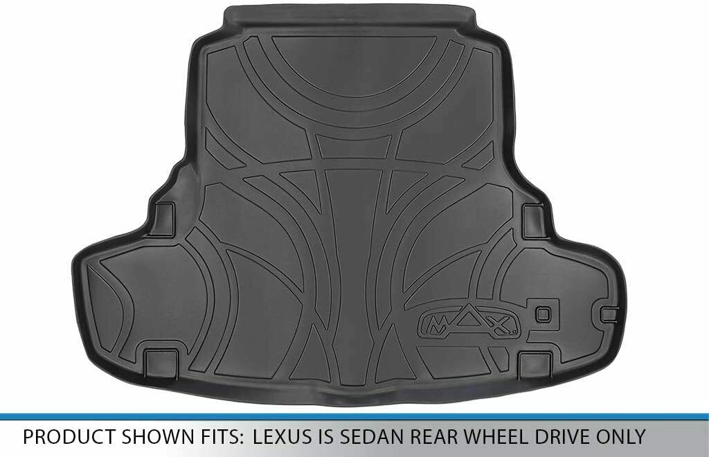 Lexus IS 2014-2020 RWD, MAXLINER D0138 Tray Cargo Liner Black