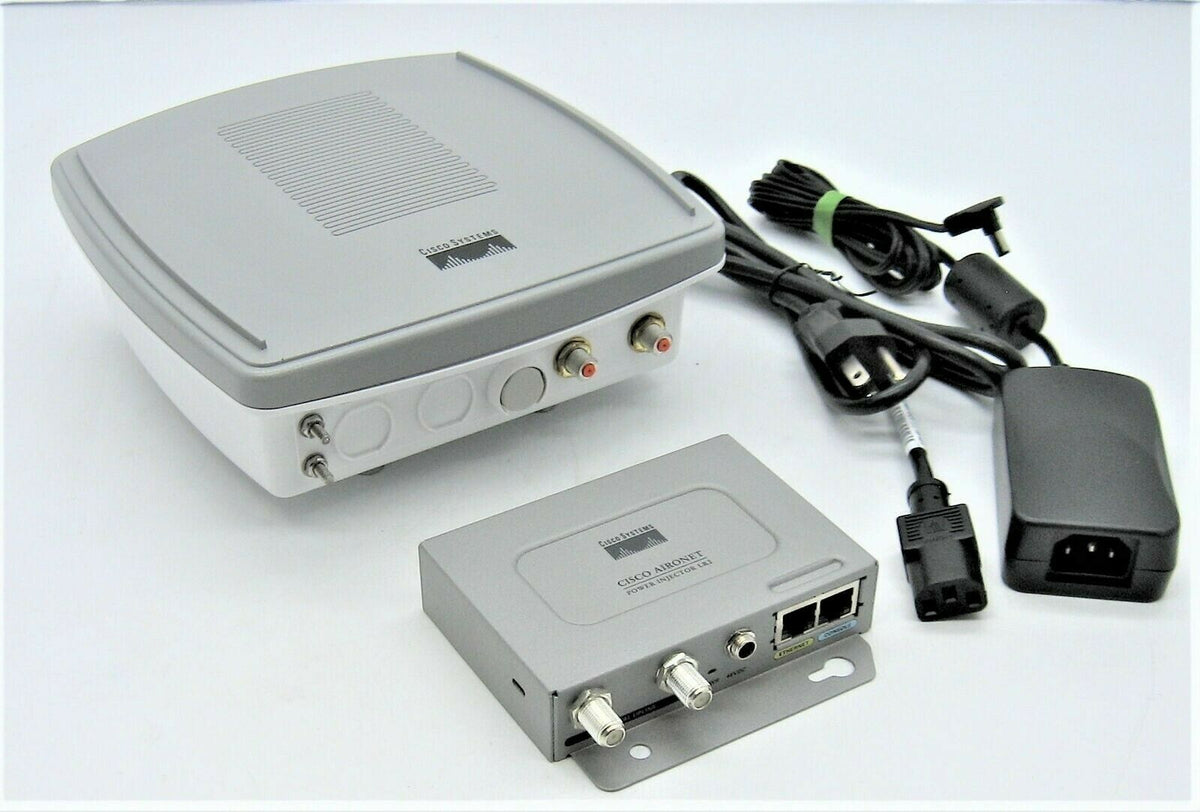 Cisco AIR-BR1310G-A-K9 Outdoor Access Point with Injector &amp; Power Supply