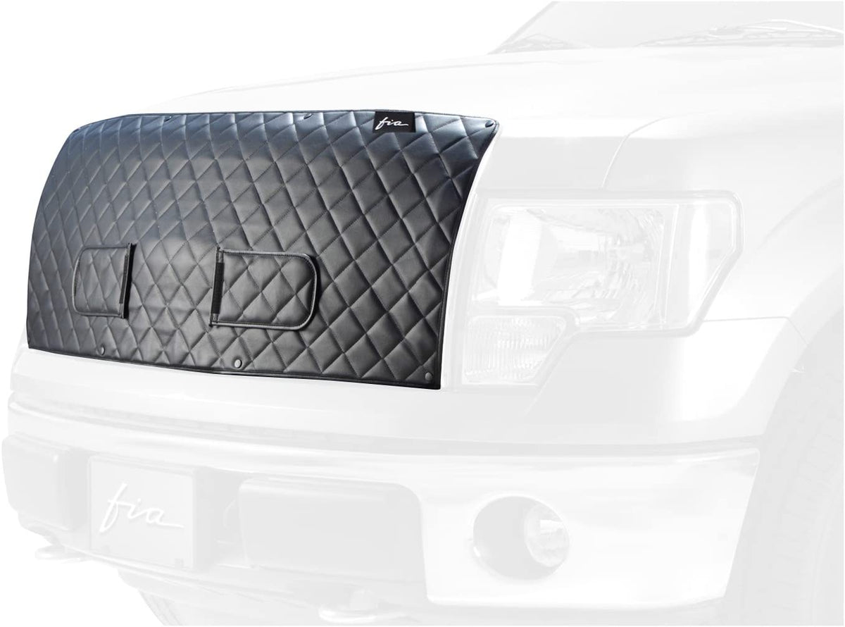 Fia WF922-18 Custom Fit Winter Front/Bug Screen - (Black) For Ford F-Series Super Duty 2011 – 2015