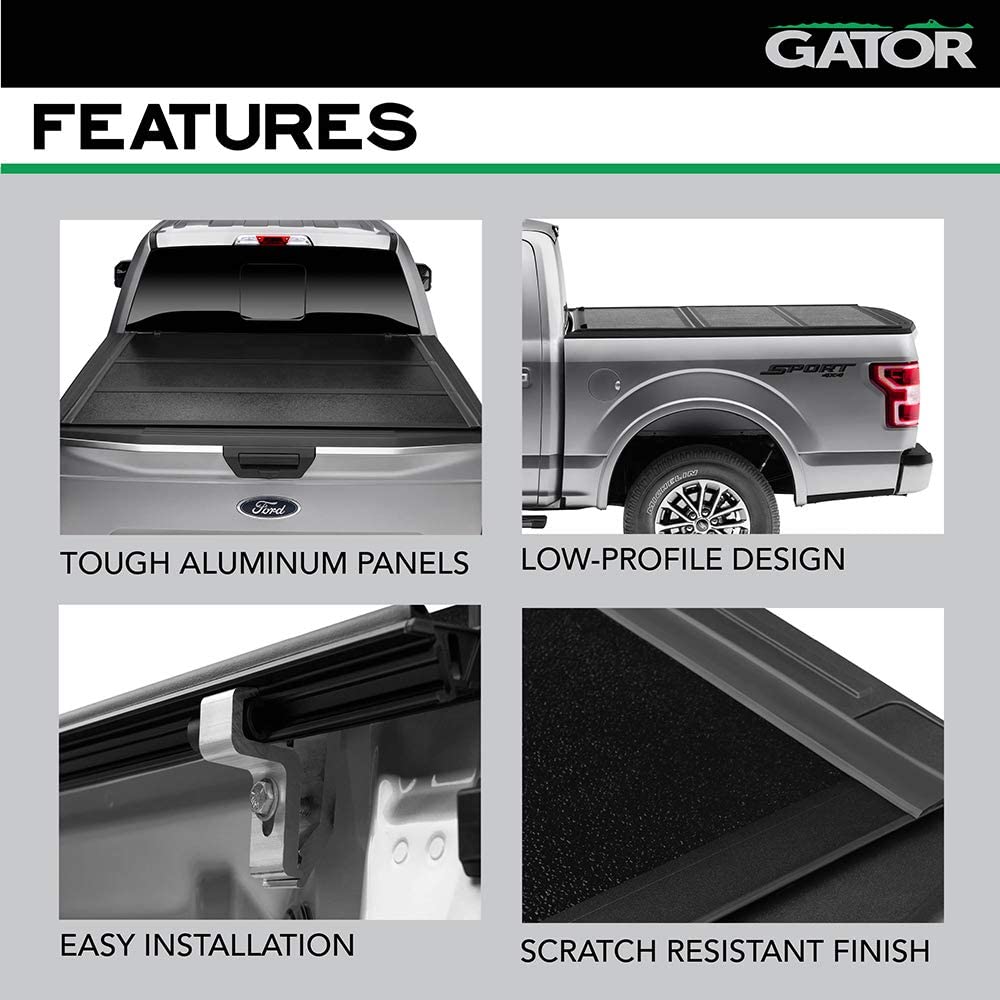 2019-2022 Ford Ranger - Gator EFX Hard Tri-Fold Truck Bed Tonneau Cover | GC24022 | Fits 2019 - 2023 Ford Ranger 61&quot; Bed