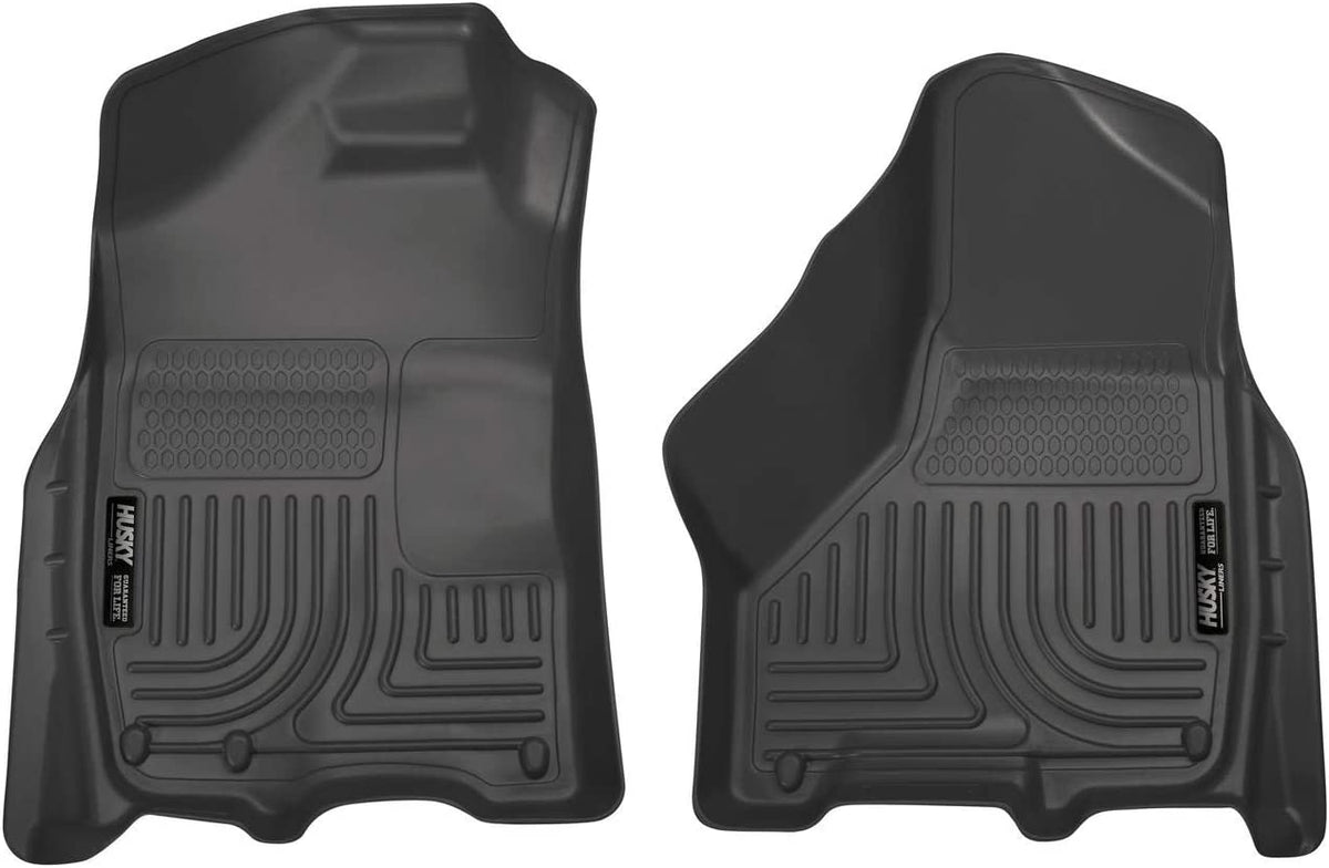 Husky Liners 18001 Front Floor Liners Fits 09-18 Ram 1500 Crew, 10-18 2500/3500 Crew, 19 Ram Classic 1500 Crew