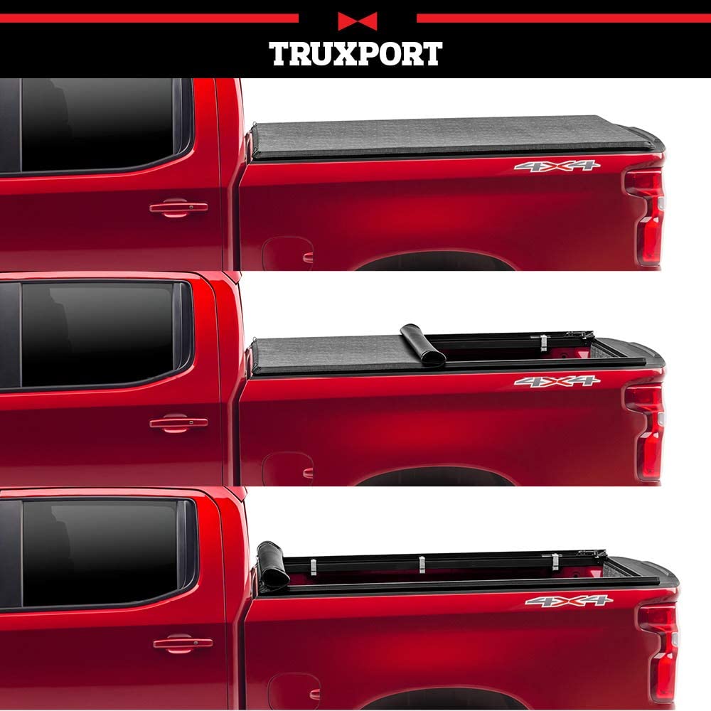 TruXedo TruXport Soft Roll-up Truck Bed Tonneau Cover | 246901 | fits 2009 - 2018 Ram 1500 , 2010-2022 Ram 2500/3500 6&#39;4&quot; Bed