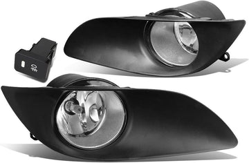 DNA MOTORING FL-ZTL-152-CH FLZTL152CH Pair Fog Lights w/Switch [for 09-11 Yaris Hatchback]