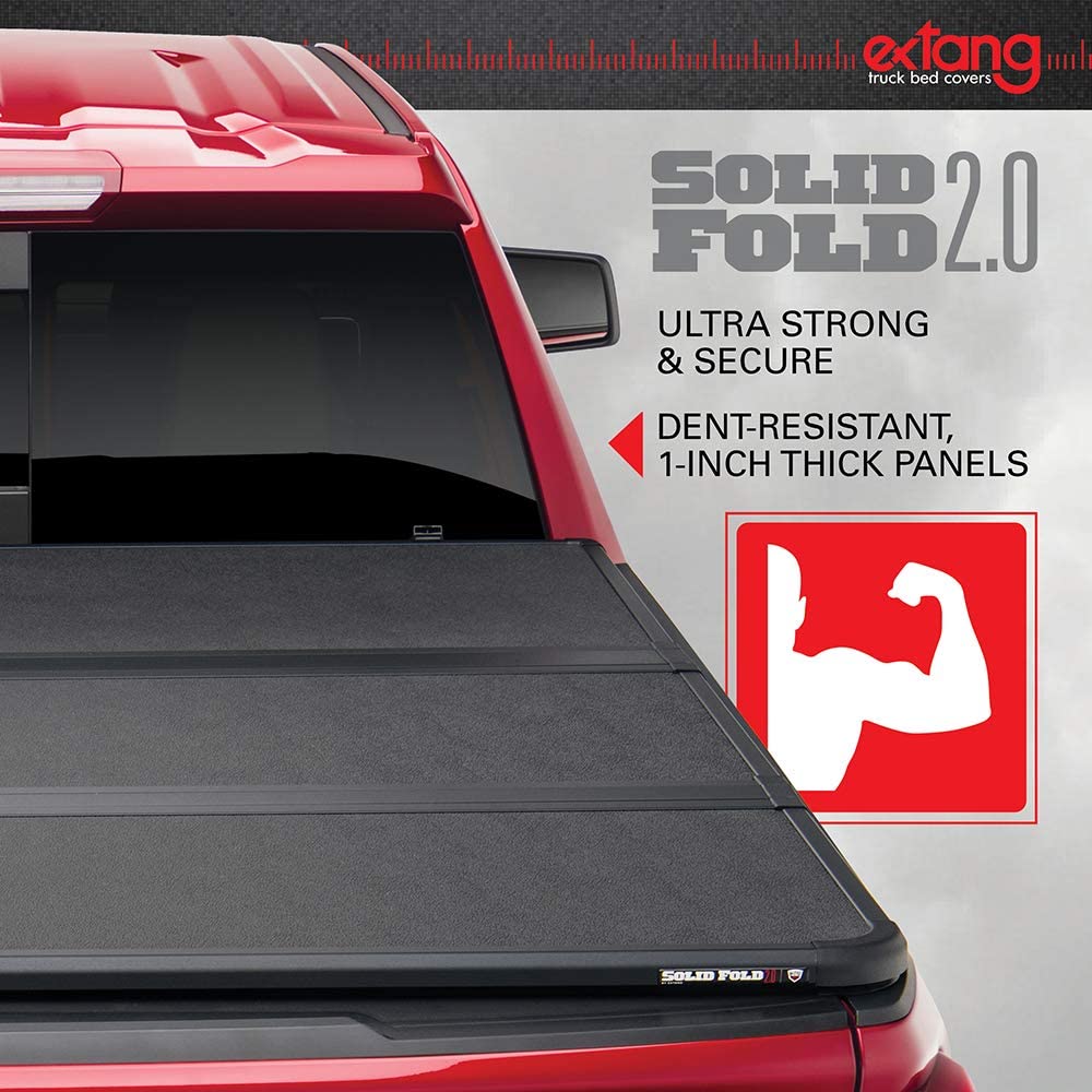 Extang Solid Fold 2.0 Hard Folding Truck Bed Tonneau Cover | 83896 | Fits 2020-2023 Jeep Gladiator (JT) w/Rail System