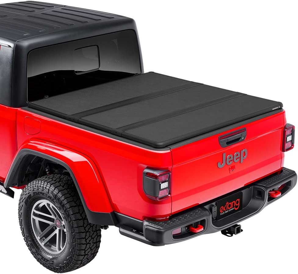 Extang Solid Fold 2.0 Hard Folding Truck Bed Tonneau Cover | 83896 | Fits 2020-2023 Jeep Gladiator (JT) w/Rail System