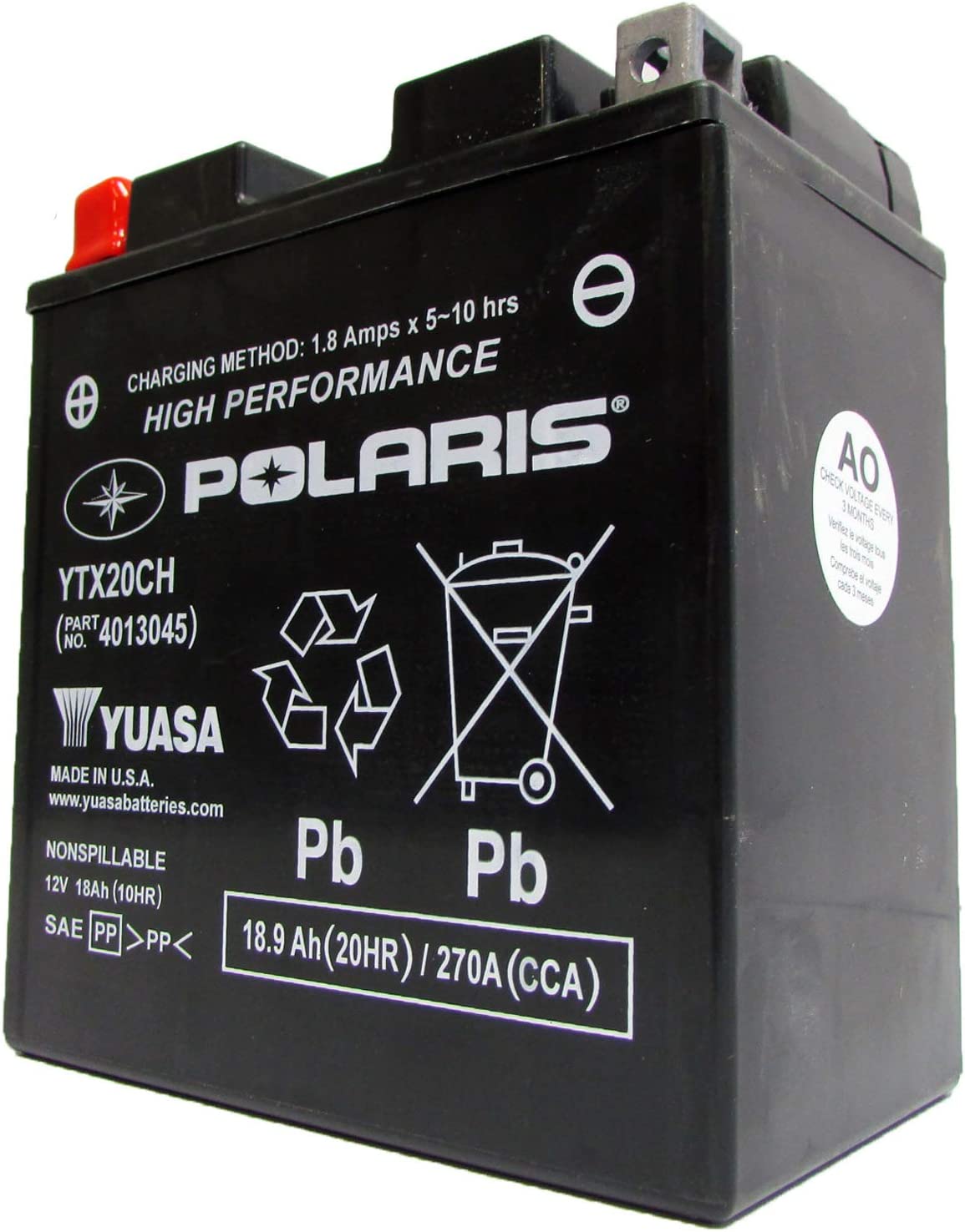 Polaris Battery Sealed Non Spill Rush 2, Part #4013045