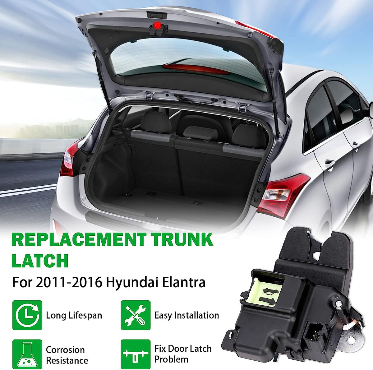 81230-3X010 Trunk Latch Lock Actuator for Hyundai Elantra