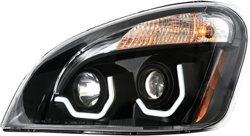 GRAND GENERAL 89402 BLK PROJECTION HEADLIGHT WITH LED For Freightliner Cascadia