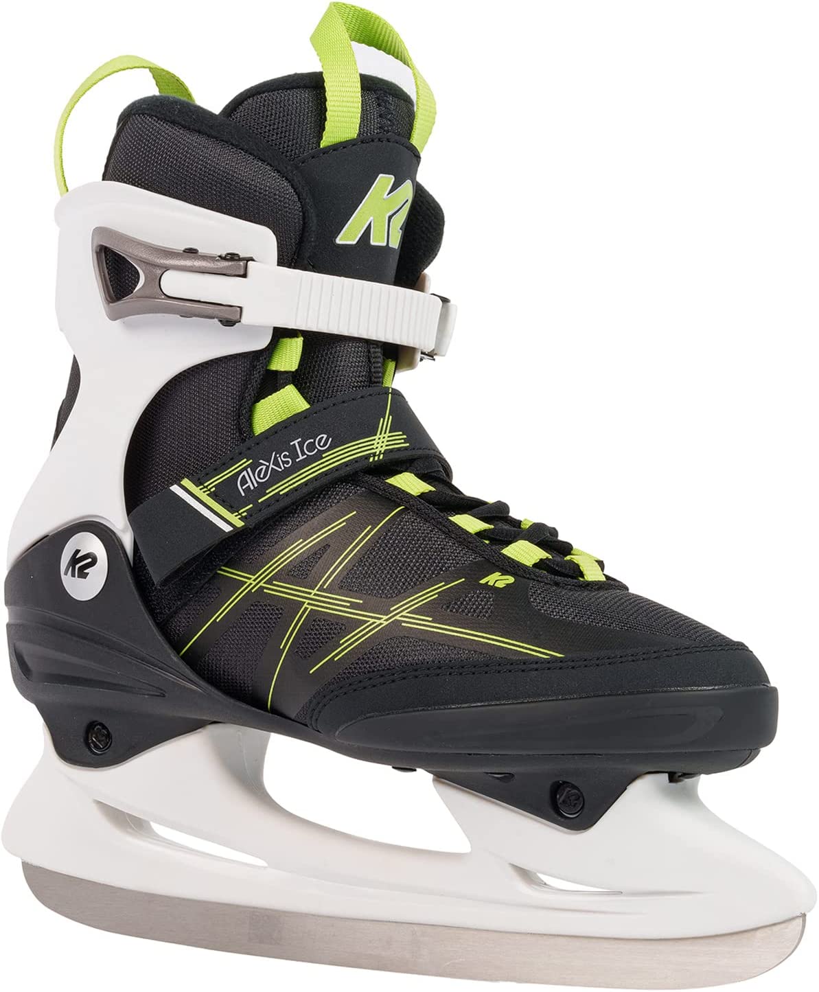 K2 Skate Alexis Ice Skate, Gray_Green