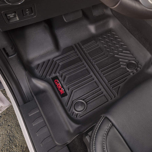 Gator 79603 Black Front and 2nd Seat Floor Liners Fits 2011-16 Ford F-250/F-350 Crew Cab