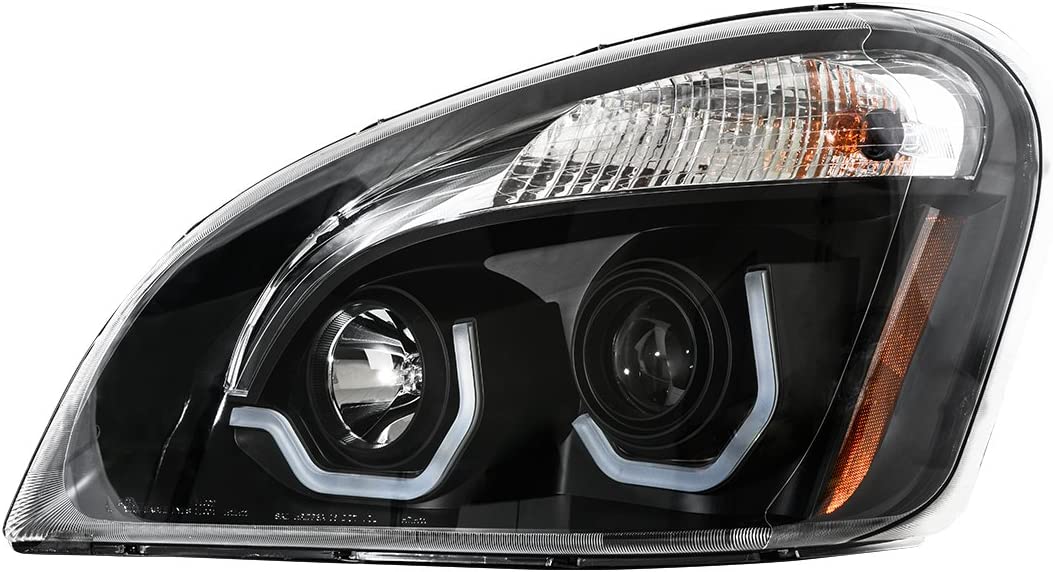 GRAND GENERAL 89402 BLK PROJECTION HEADLIGHT WITH LED For Freightliner Cascadia