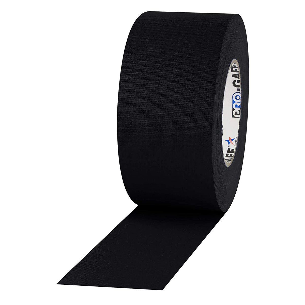 ProTapes 3&quot; Width Pro Gaff Premium Matte Cloth Gaffer&#39;s Tape with Rubber Adhesive, 11 Mils Thick, 55 Yds Length, Black - 2PK