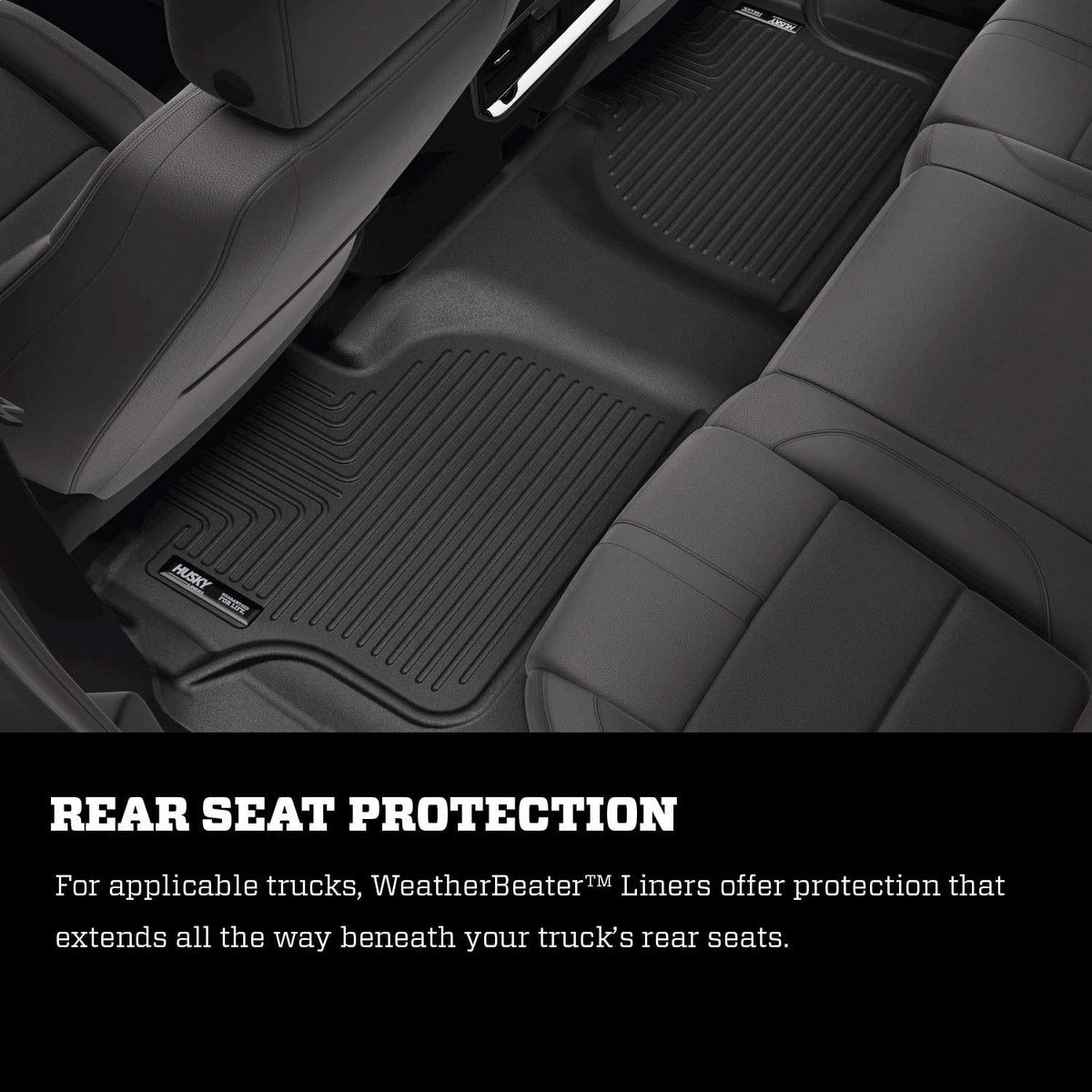 Toyota Corolla 2014 - 2019 - Husky Weatherbeather 99531 Floor Liners First &amp; Second Row, Black