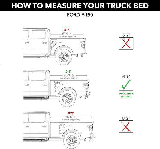 Tonneau Cover For 2015-2020 Ford F-150 6.5" Bed (Gator Soft Roll Up 53316)