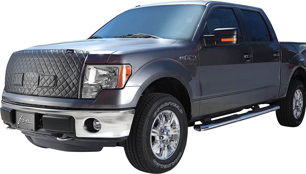 Fia WF922-18 Custom Fit Winter Front/Bug Screen - (Black) For Ford F-Series Super Duty 2011 – 2015