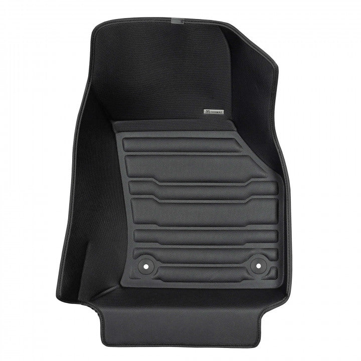 TuxMat 8564 - Black Front And Rear Row Custom Floor Liner Set For Ford Escape